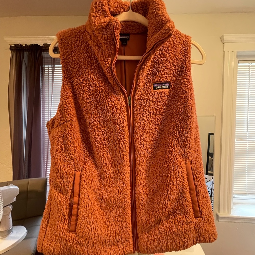 Burnt orange Patagonia vest size Large (runs small)